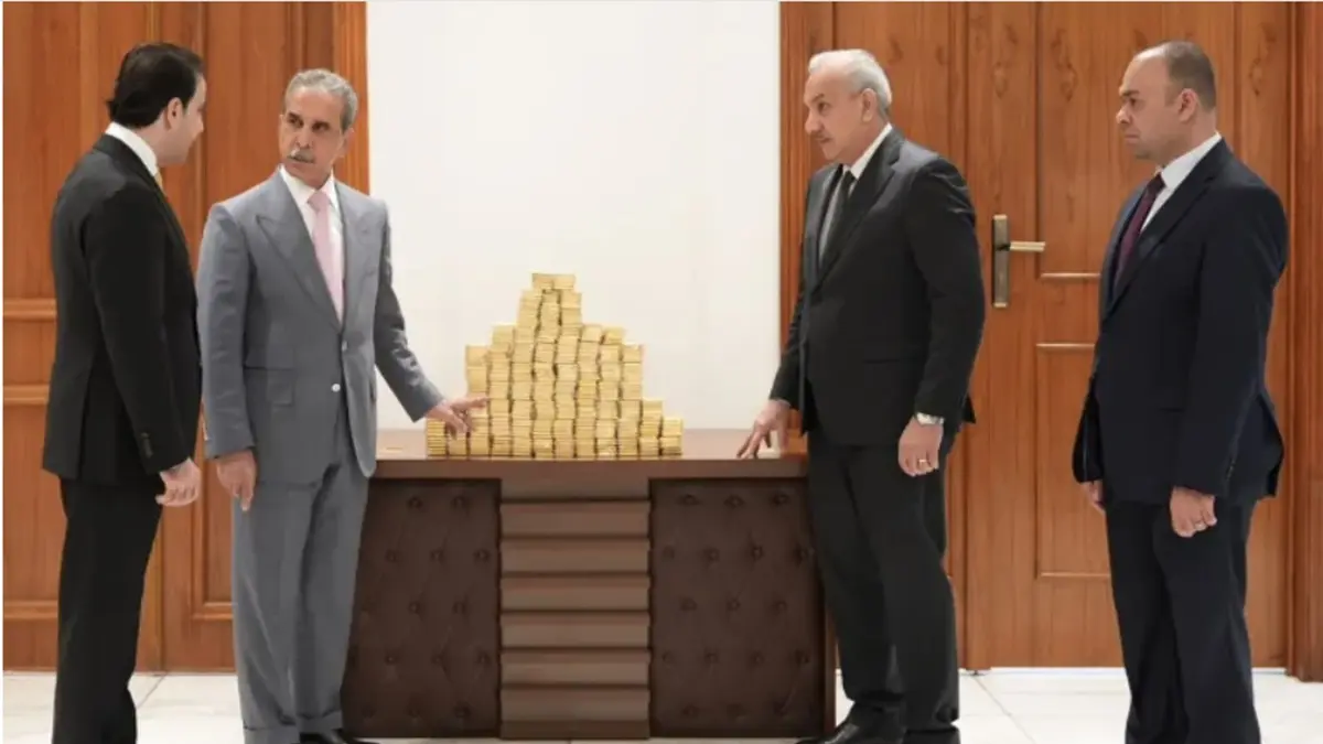Rumah Wakil Menteri Minyak Irak Digerebek, Uang Tunai Rp 228 Miliar Disembunyikan di Dalam Tembok. (Handout/Iraq's Supreme Judicial Council). - Image