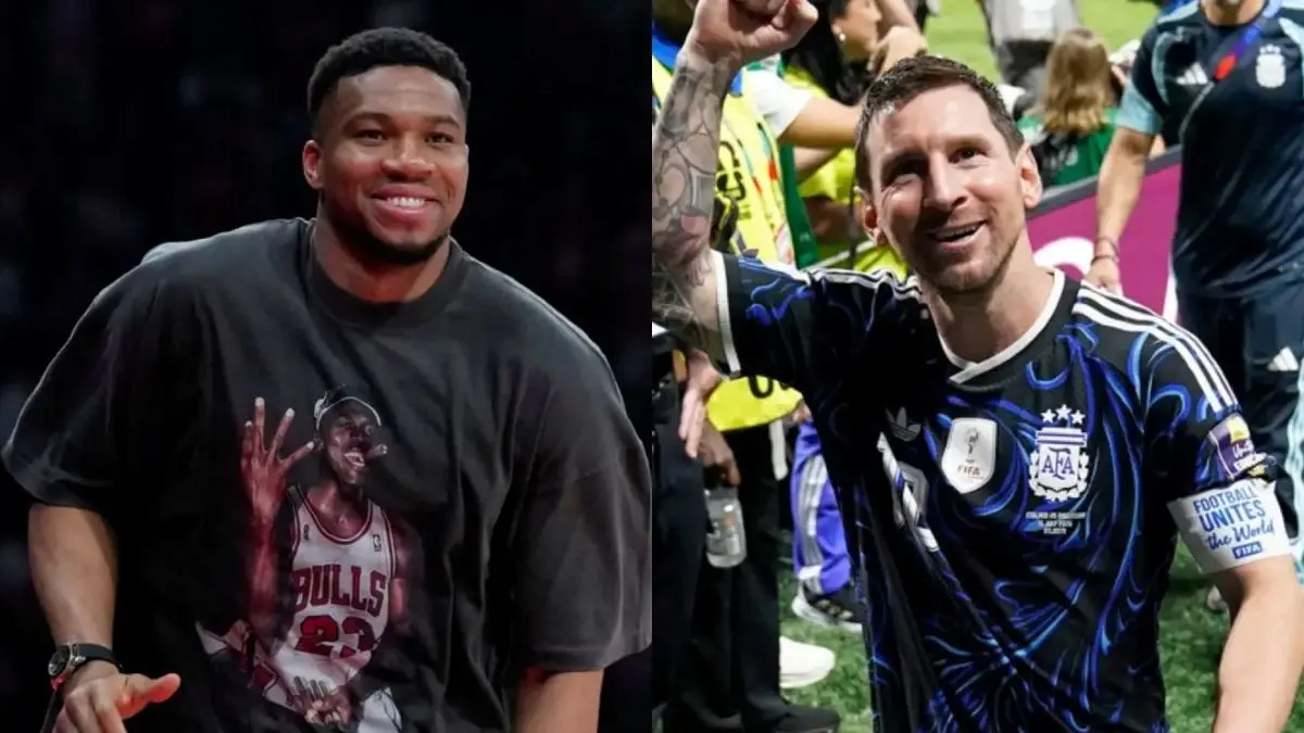 Bintang NBA Giannis Antetokounmpo terinspirasi Lionel Messi, ingin tetap hebat hingga usia senja. (Istimewa) - Image