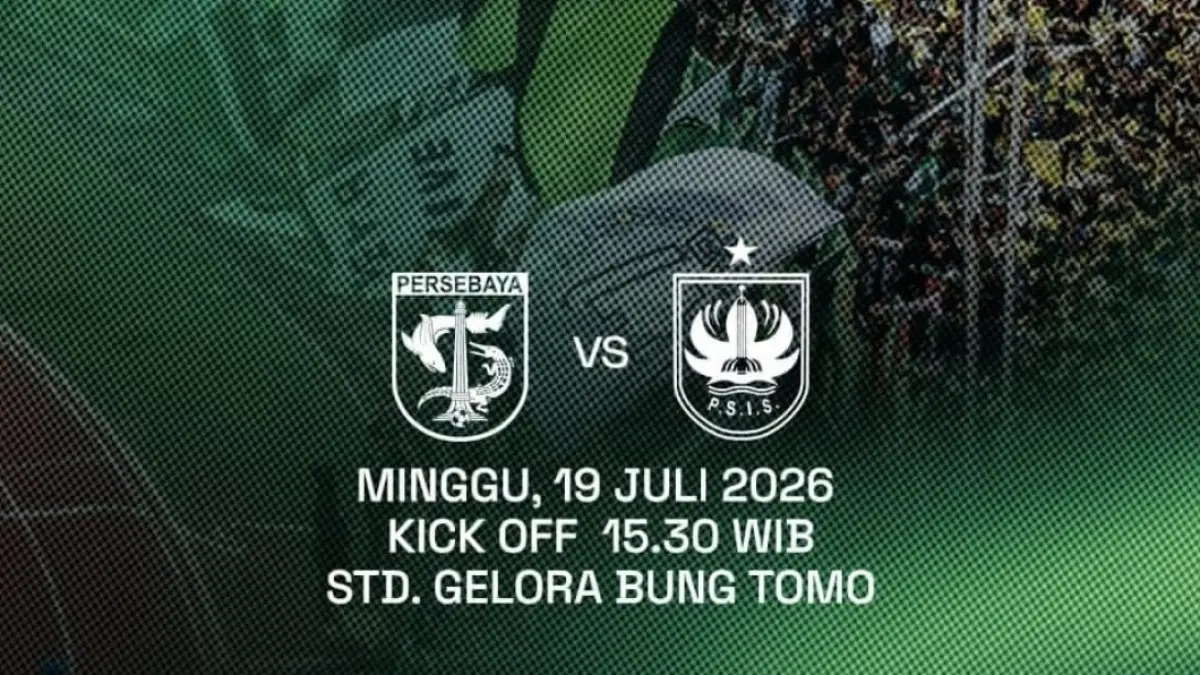 Jadwal dan Link Live Streaming Persebaya Surabaya vs PSIS Semarang Hari Ini, Kick-off 15.30 WIB di Gelora Bung Tomo - Image