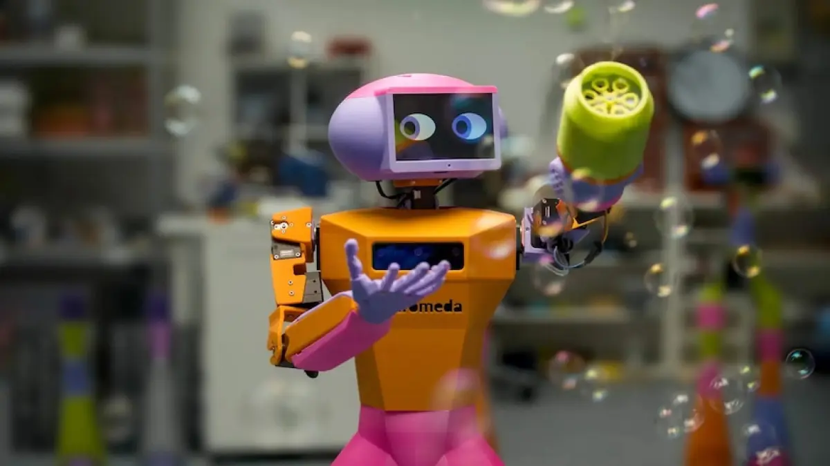 Robot AI Andromeda "Abi" yang dirancang untuk mendukung layanan perawatan lansia (ABC News) - Image