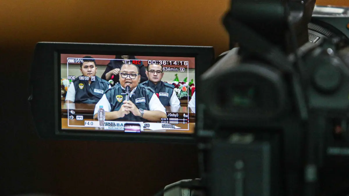 Kabag Ops Kortastipidkor Polri Kombes Ahmad Yusuf Afandi memberikan keterangan di Mabes Polri, Jakarta, Senin (20/7/2026). (Salman Toyibi/Jawa Pos)