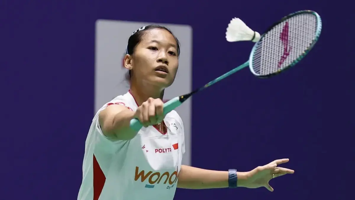 Putri Kusuma Wardani di China Open 2026. (Dok. Instagram/@badminton.ina) - Image