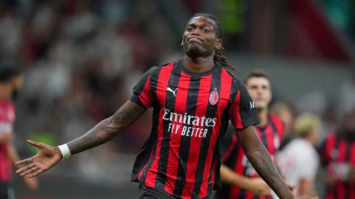 Rafael Leao, winger AC Milan. (La Presse via AP Photo/Spada) - Image