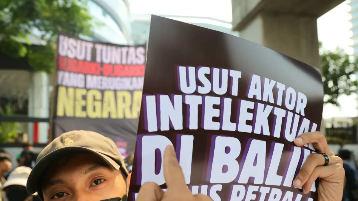 Aksi Demontrasi Di Depan Gedung Kejagung - Image