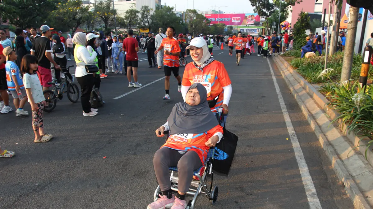 Cleo Smart Run Bekasi 2026 yang diikuti lebih dari 2.000 peserta