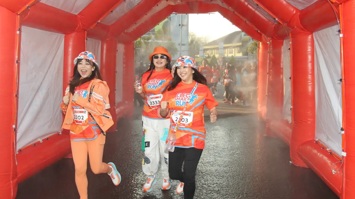 Cleo Smart Run Bekasi 2026 yang diikuti lebih dari 2.000 peserta