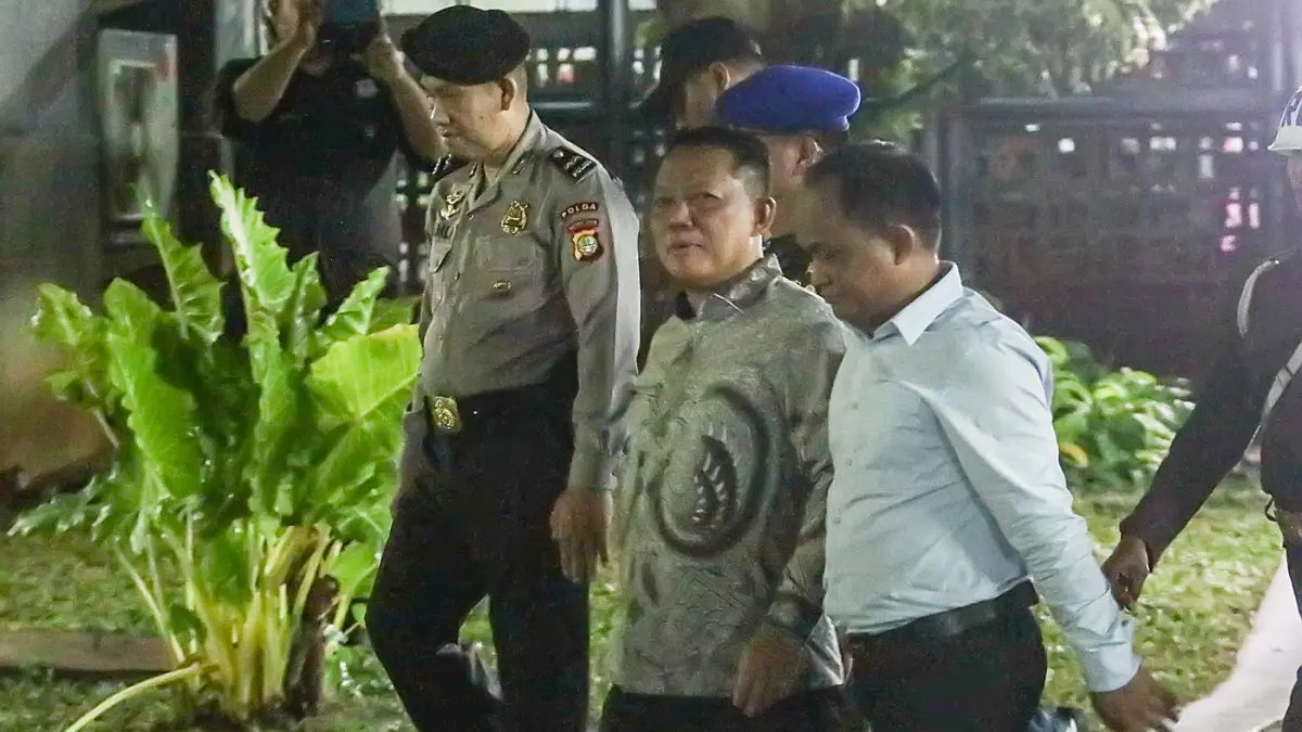 Mantan Jaksa Agung Muda Tindak Pidana Khusus (Jampidsus) Febrie Adriansyah di rumah tahanan Merah Putih KPK, Jumat (24/7/2026). (Salman Toyibi/Jawa Pos)