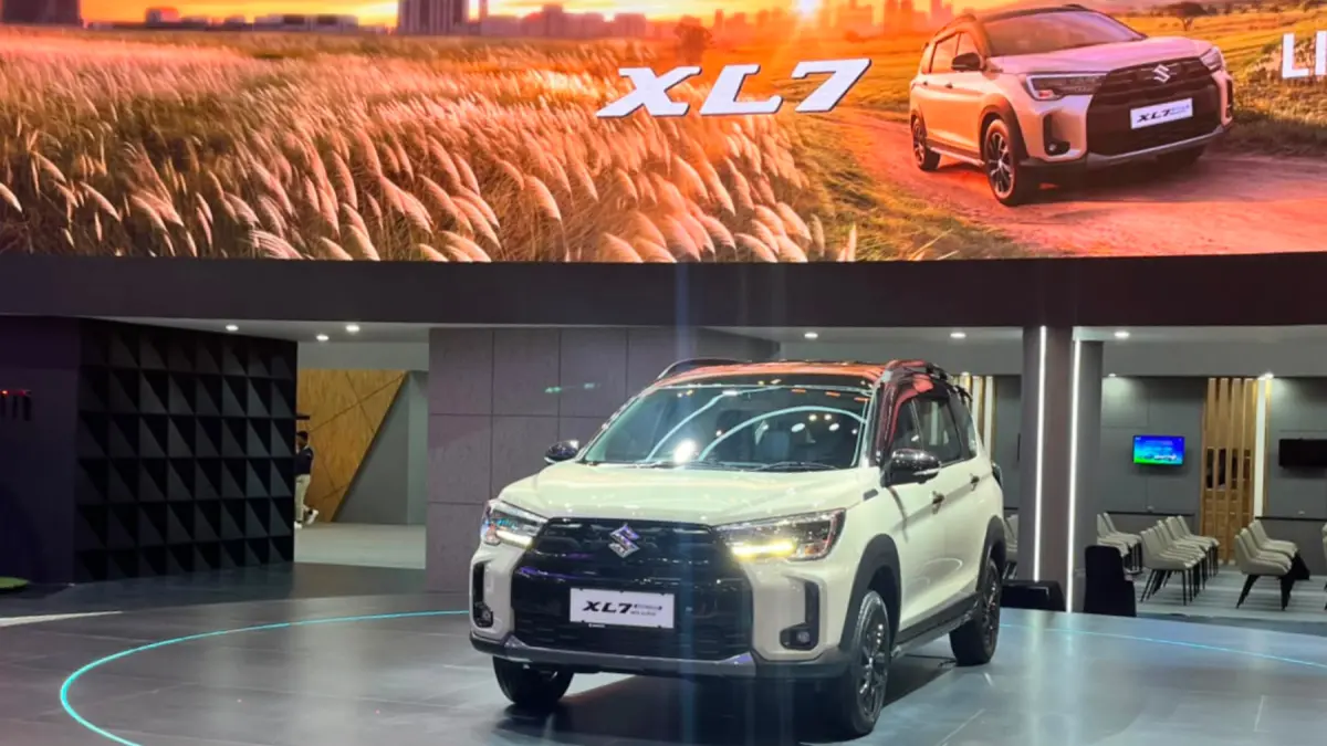 Penampakan unit Suzuki XL7 terbaru. (Nanda Prayoga/JawaPos.com) - Image
