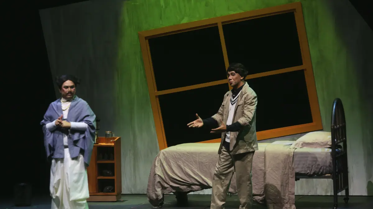 Pementasan Teater Koma berjudul 'Rumah Sakit Jiwa' di Graha Bhakti Budaya, Taman Ismail Marzuki (TIM), Jakarta, Rabu (29/7/2026). (Dery Ridwansah/ JawaPos.com)