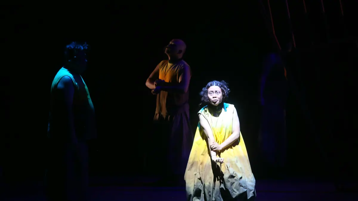 Pementasan Teater Koma berjudul 'Rumah Sakit Jiwa' di Graha Bhakti Budaya, Taman Ismail Marzuki (TIM), Jakarta, Rabu (29/7/2026). (Dery Ridwansah/ JawaPos.com)