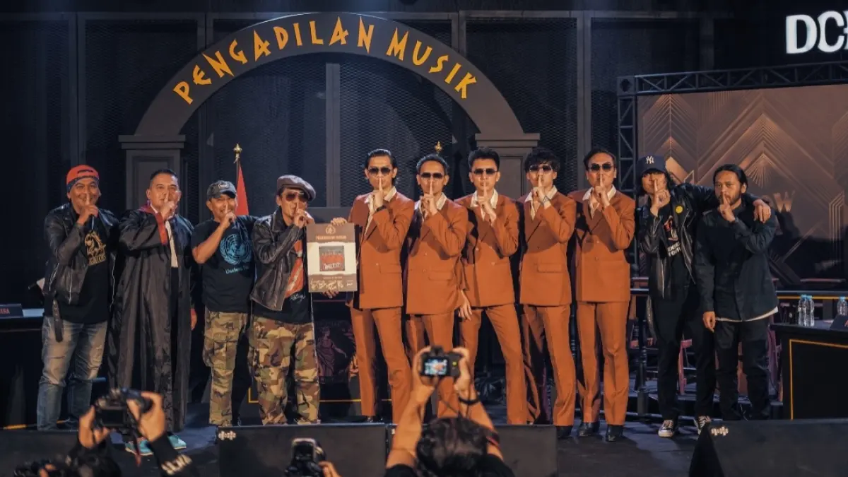 The Changcuters jadi 'terdakwa' di DCDC Pengadilan Musik. (istimewa) - Image