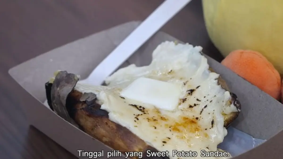Street Food Legendaris di Pasar Bintaro, Wajib Coba Sweet Potato Brulee dengan Lelehan Butter Gurih