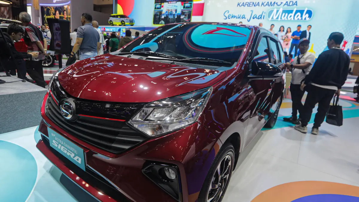 Daihatsu Sigra Facelift di GIIAS 2026. (Salman Toyibi/Jawa Pos)
