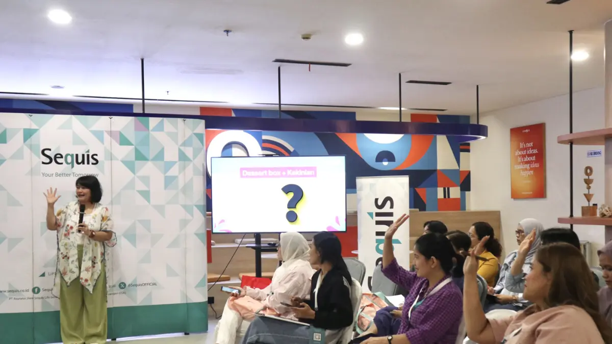 Praktisi Digital Branding dan Content Creator Zata Ligouw membawakan sesi Crafting Your Authentic Personal Brand in Digital Era