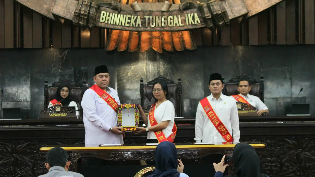 Gladi kotor persiapan pidato Presiden di Kompleks Parlemen, Senayan, Jakarta, Rabu (12/8/2026). (Dery Ridwansah/ JawaPos.com)