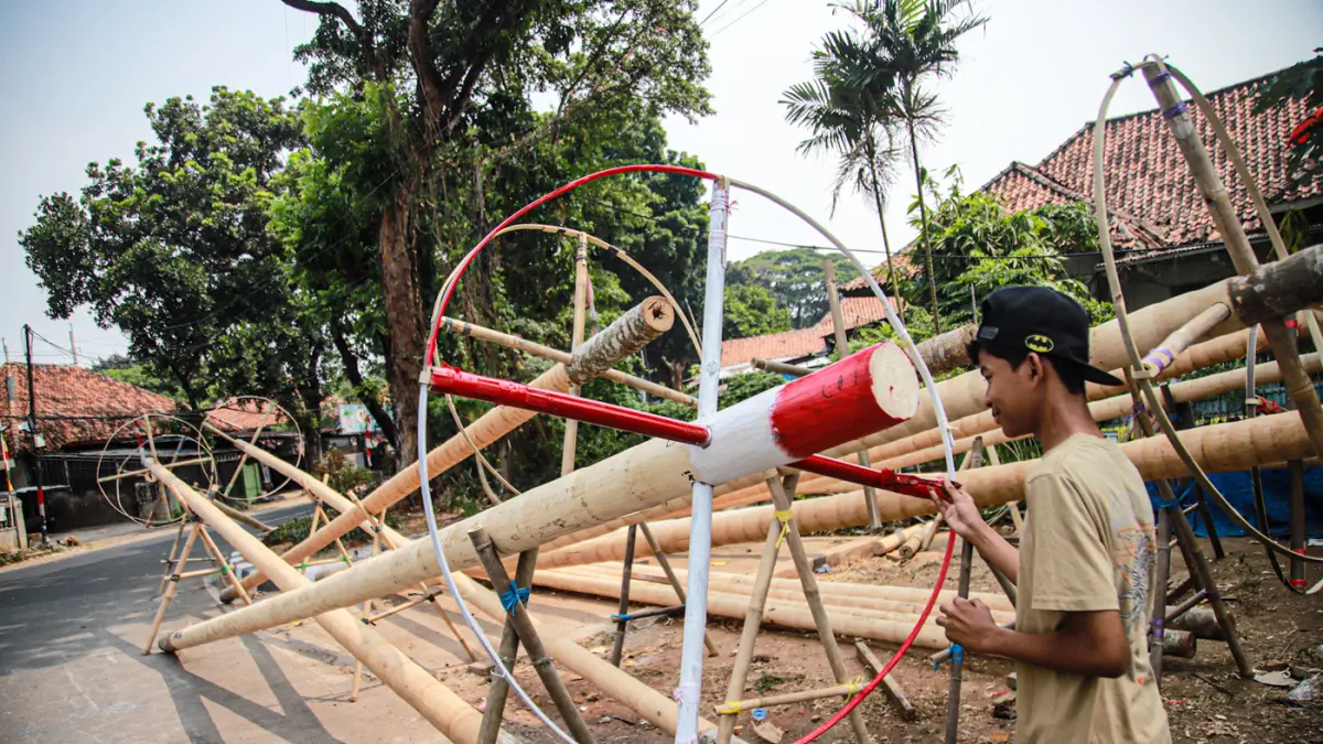 Penjualan Pinang Jelang HUT RI - Image
