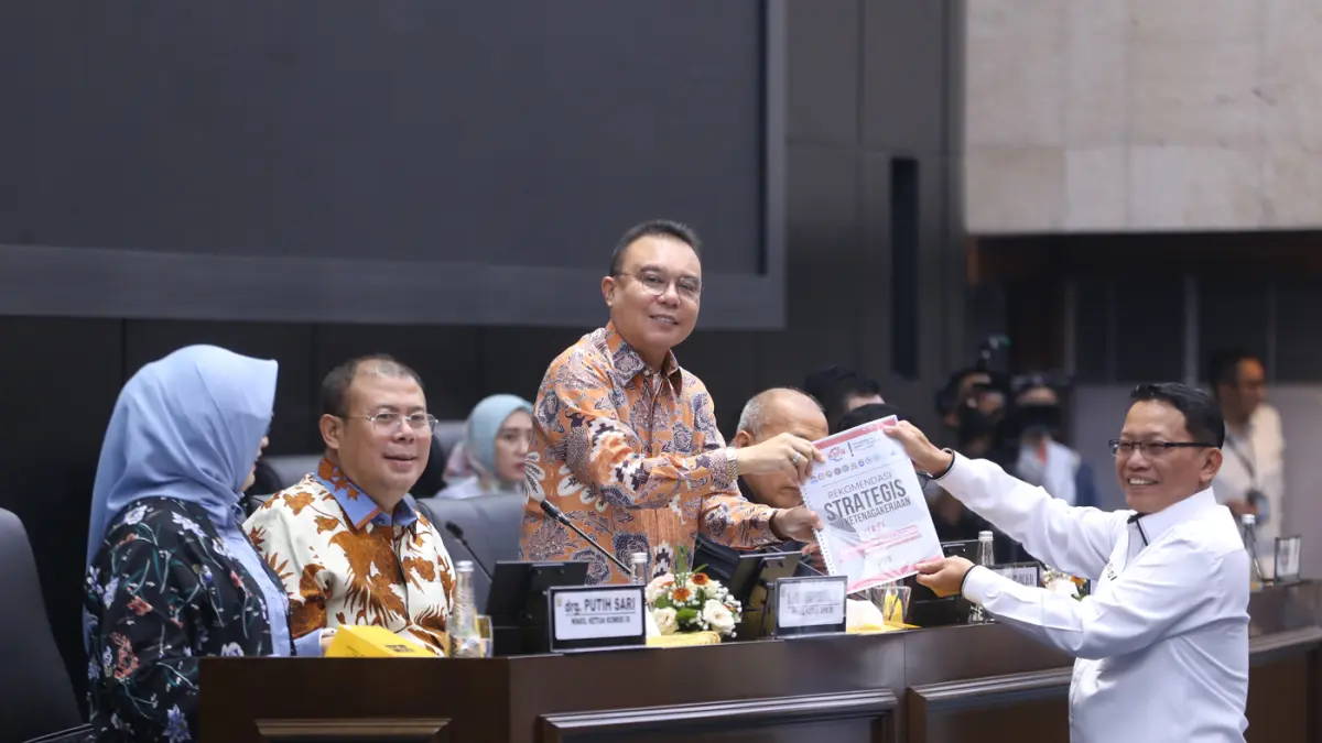 Audiensi Pimpinan DPR dengan Serikat Buruh - Image