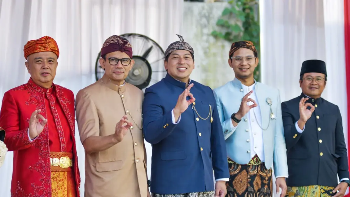 Foto bersama Jajaran Direksi BTN usai upacara Peringatan HUT ke-81 Kemerdekaan Republik Indonesia di BTN Ecopark, Gandul, Depok
