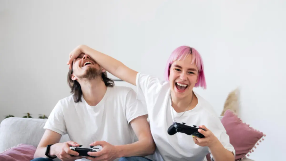 Ilustrasi gamer (magnific) - Image
