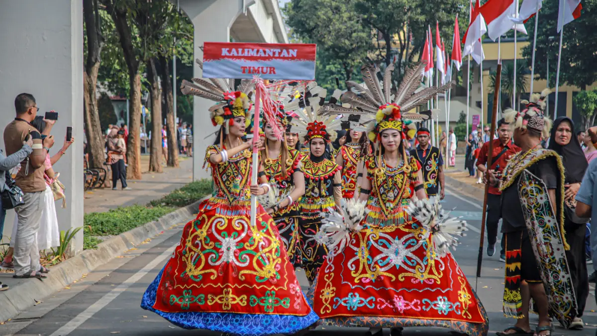 Parade Budaya Meriahkan HUT ke-81 Republik Indonesia - Image