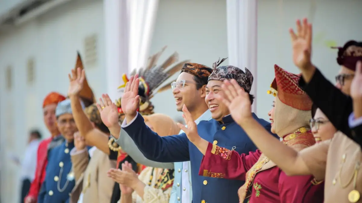 upacara Peringatan HUT ke-81 Kemerdekaan Republik Indonesia di BTN Ecopark, Gandul, Depok