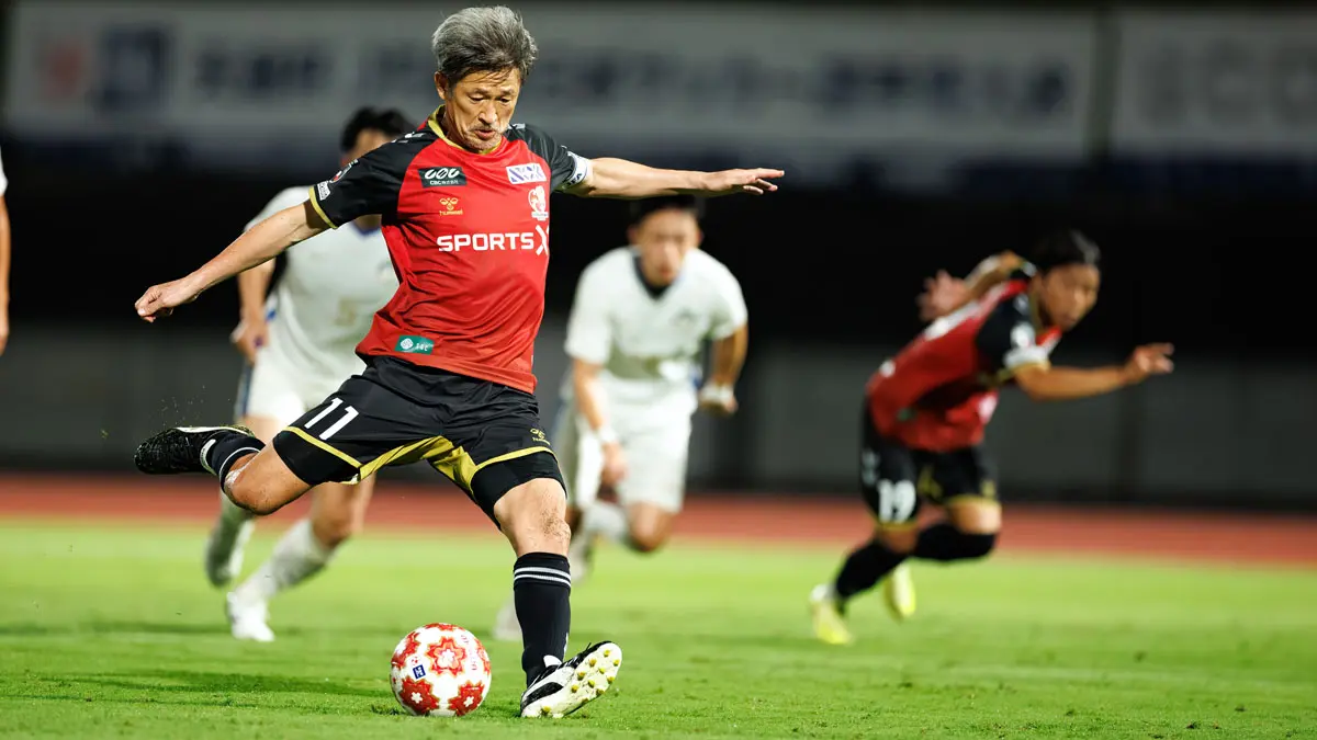 Jebol Gawang Lagi! King Kazu Cetak Rekor Gol Tertua Emperor's Cup Jepang di Usia 59 Tahun