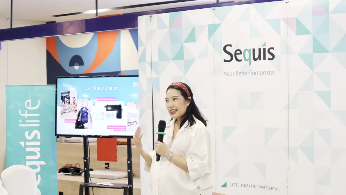 Founder & CEO Mamiru Priscilla Anais membawakan sesi Network to Net Worth: Turning Relationships Into Business Growth dalam Sequis SHEPRENEUR Learning Series sesi kelima.