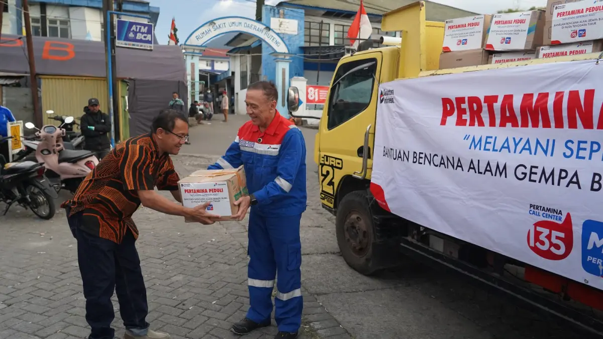Pertamina terus hadir mendampingi masyarakat terdampak gempa di NTT.