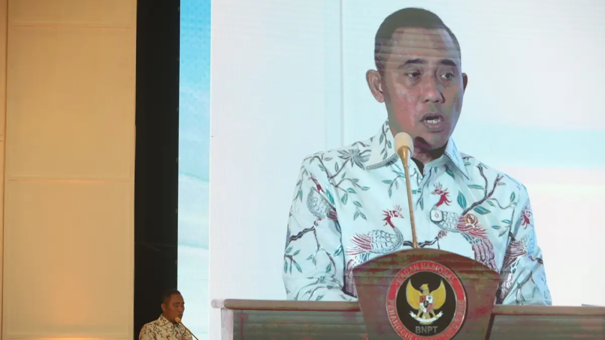 Kepala Badan Nasional Penanggulangan Terorisme (BNPT) Komjen Pol (Purn) Eddy Hartono