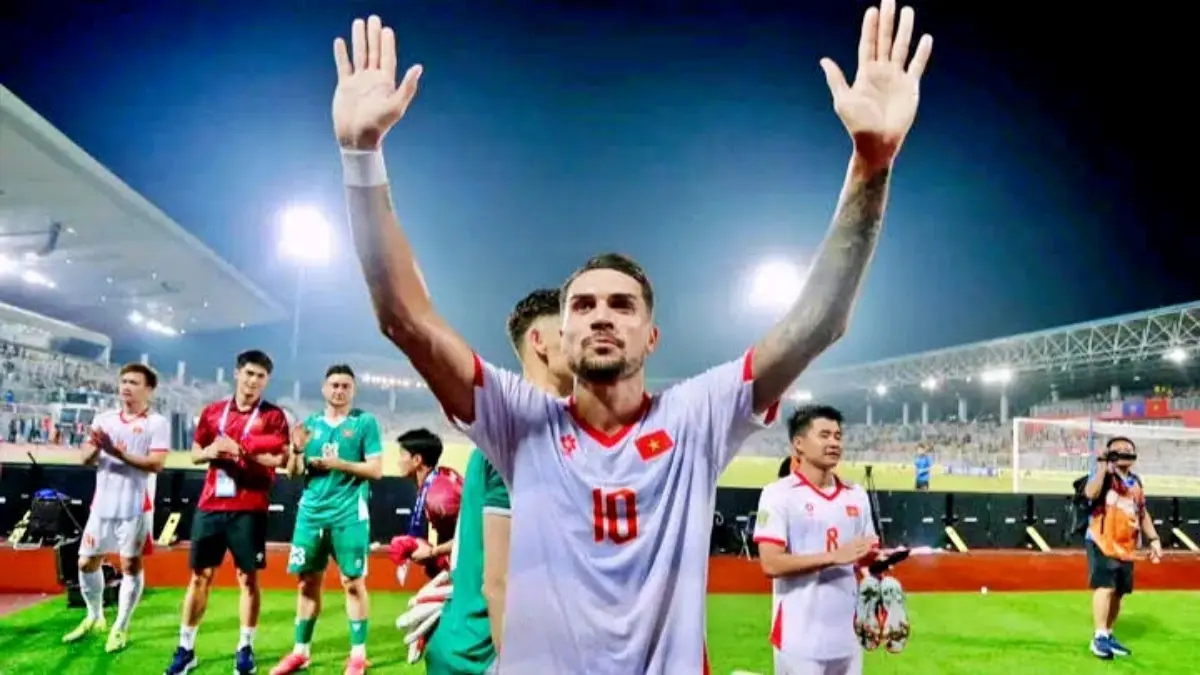 Penyerang timnas Vietnam, Do Huang Hen. (FB/VFF) - Image