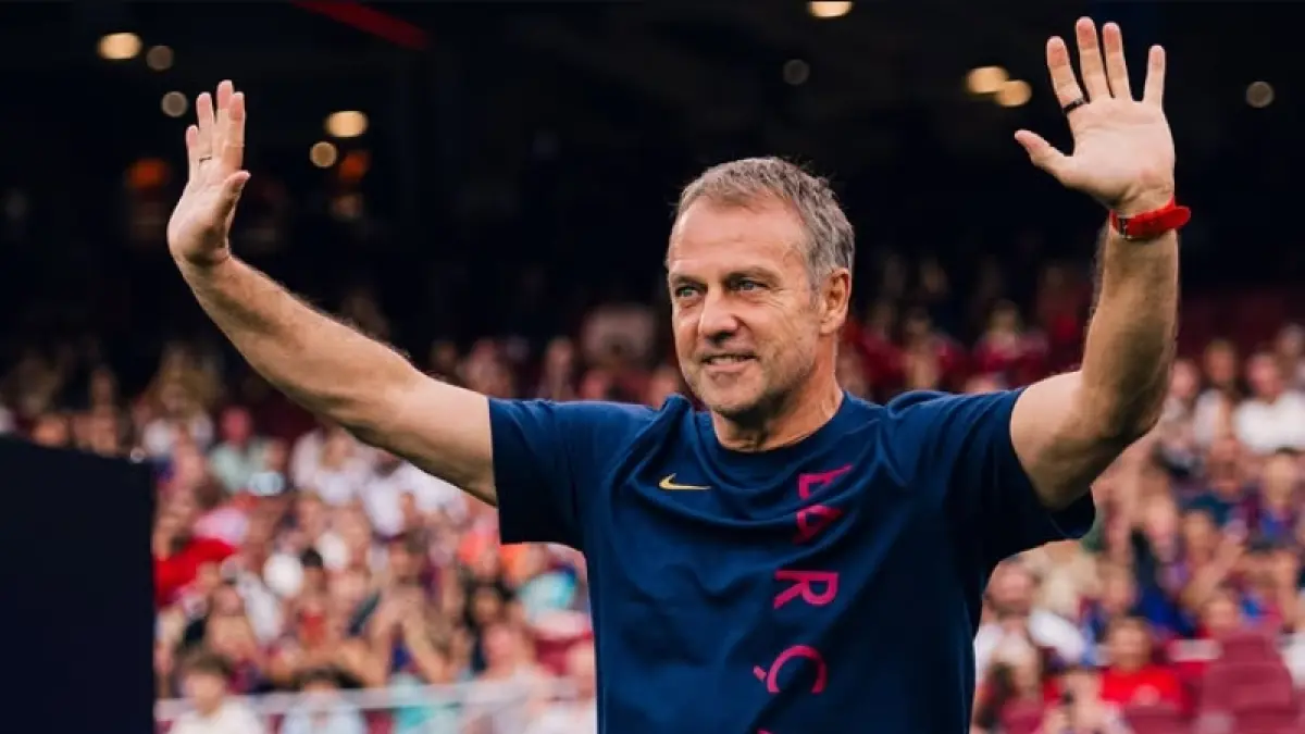 Hansi Flick / ig @fcbarcelona - Image