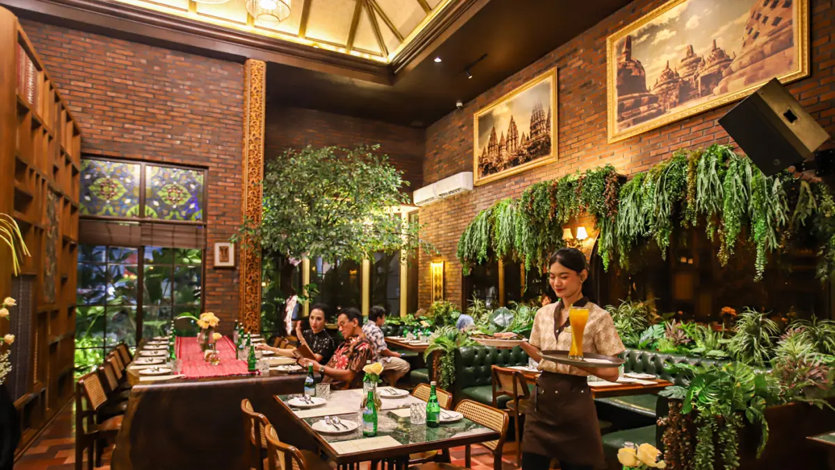 Suasana grand opening SERODJA Taste of Indonesia di kawasan Menteng, Jakarta Pusat, Minggu (23/8/2026). (Salman Toyibi/Jawa Pos)