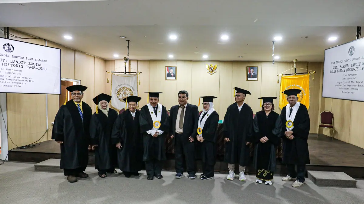 ujian terbuka promosi doktor Ilmu Pengetahuan Budaya Universitas Indonesia