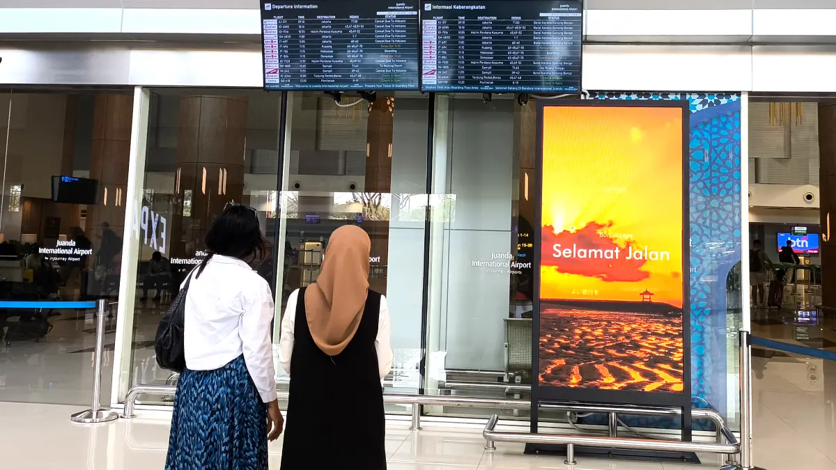 Jalur Penerbangan Belum Pulih, 54 Penerbangan di Bandara Juanda Dibatalkan - Image