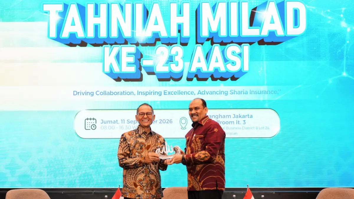 Asosiasi Asuransi Syariah Indonesia (AASI) memperingati Milad ke-23, Jumat (11/9/2026).