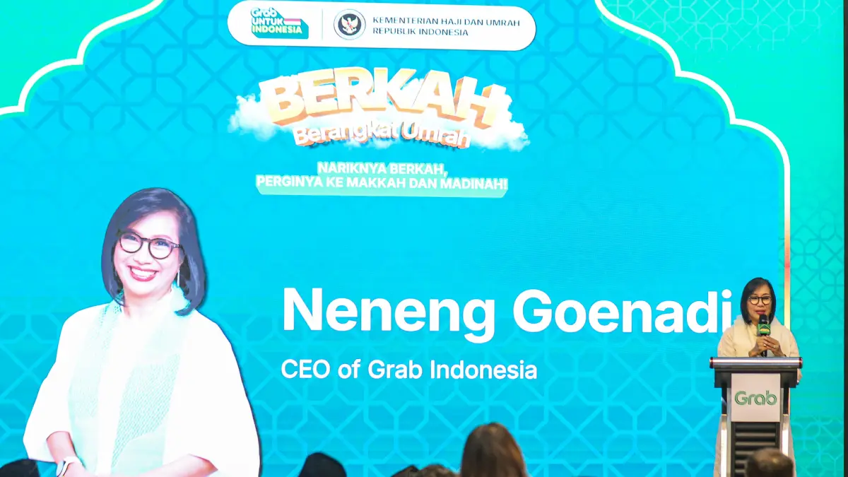 CEO Grab Neneng Goenadi. (Hanung Hambara/ Jawa Pos)