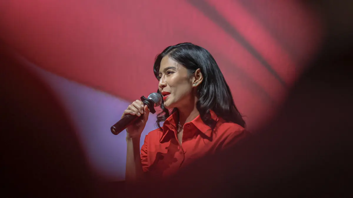 Dian Sastrowardoyo. (Hanung Hambara/ Jawa Pos)