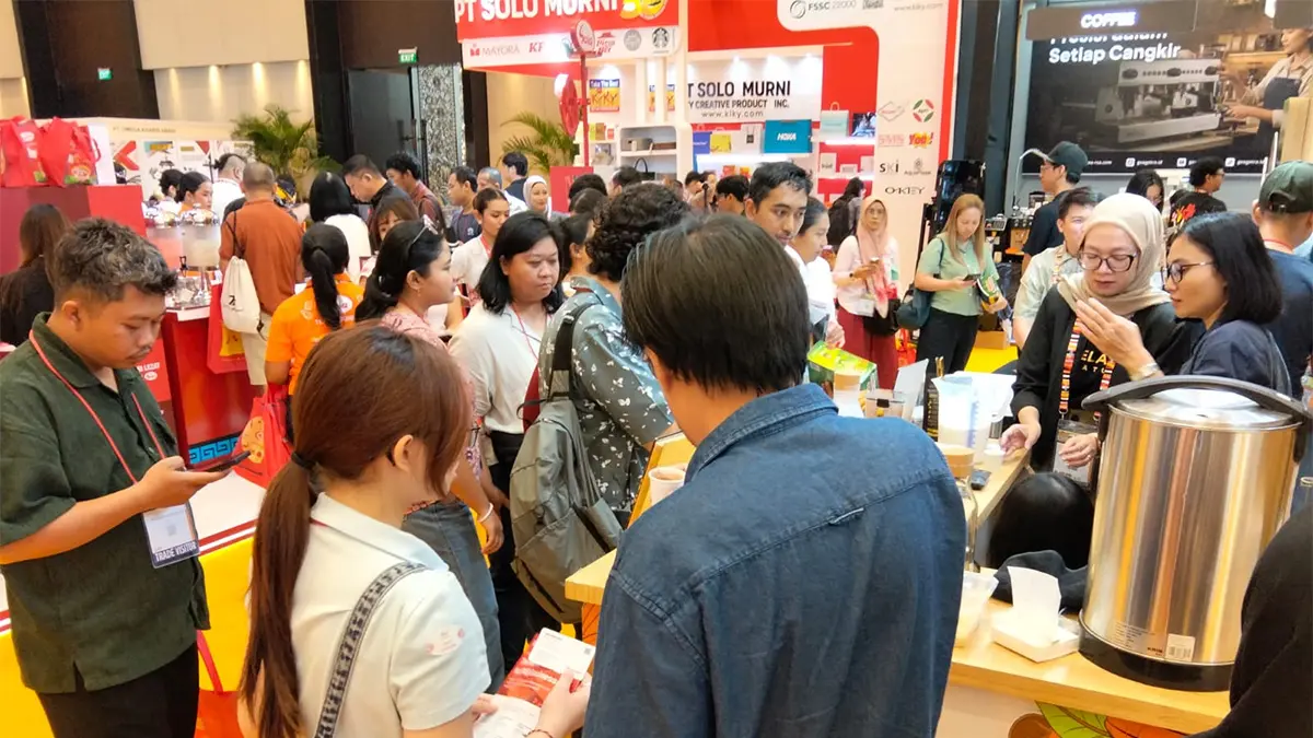 Selain menghadirkan booth, BPDP turut melibatkan UMKM Cokelatin Signature dalam kegiatan untuk memperkenalkan produk dan potensi pengembangan usaha. (Istimewa) - Image