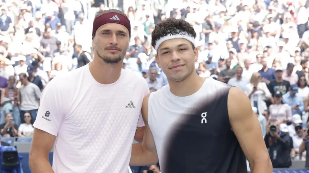 Alexander Zverev dan Ben Shelton (Instagram @usopen) - Image