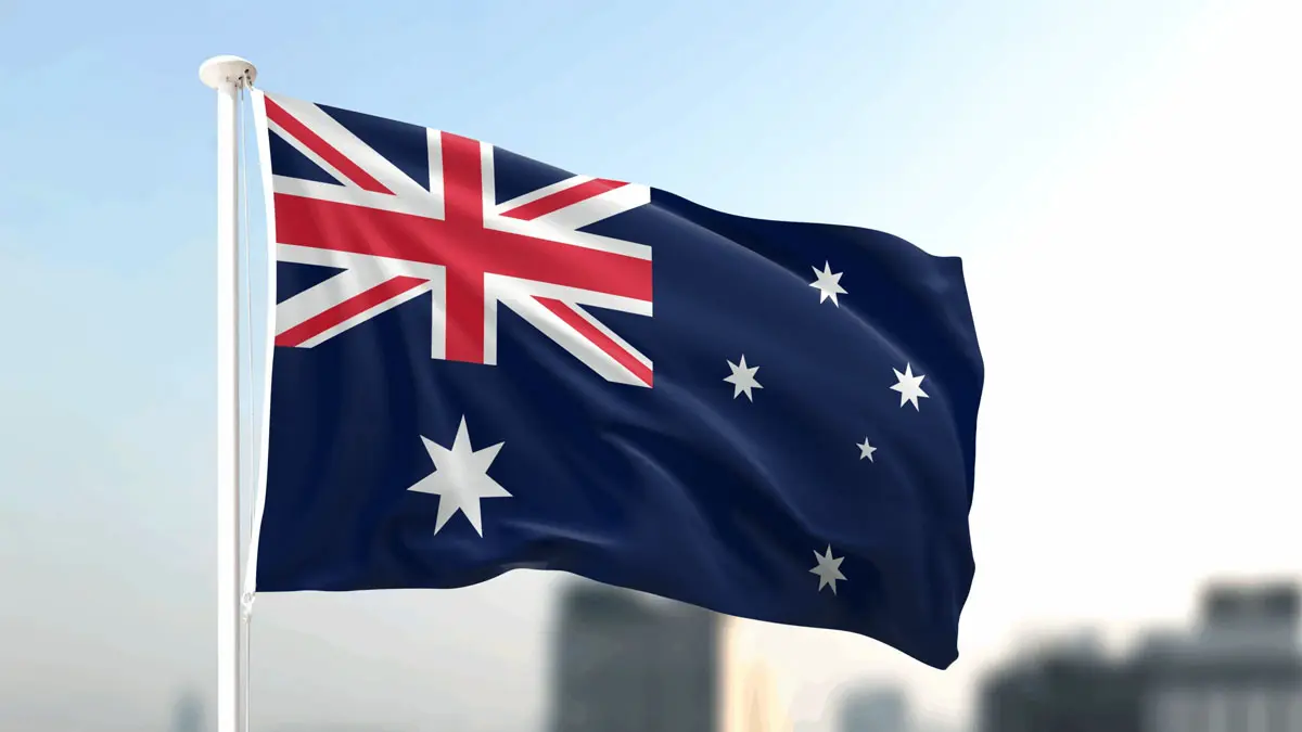 Ilustrasi. Bendera Australia. (hampshireflag) - Image