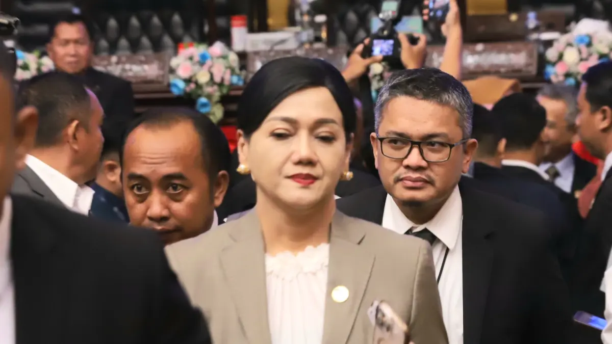 Ketua Dewan Komisioner OJK Friderica Widyasari Dewi. (Dery Ridwansah/ Jawa Pos)