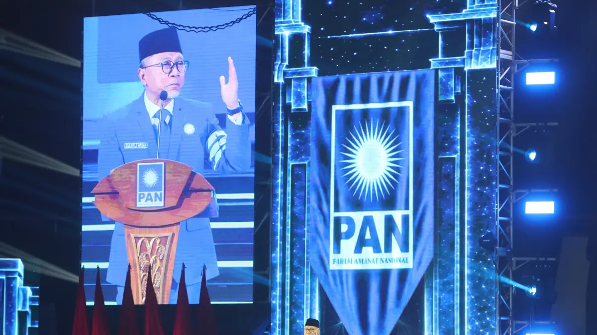 Presiden Prabowo Hadiri Perayaan HUT ke-28 PAN - Image