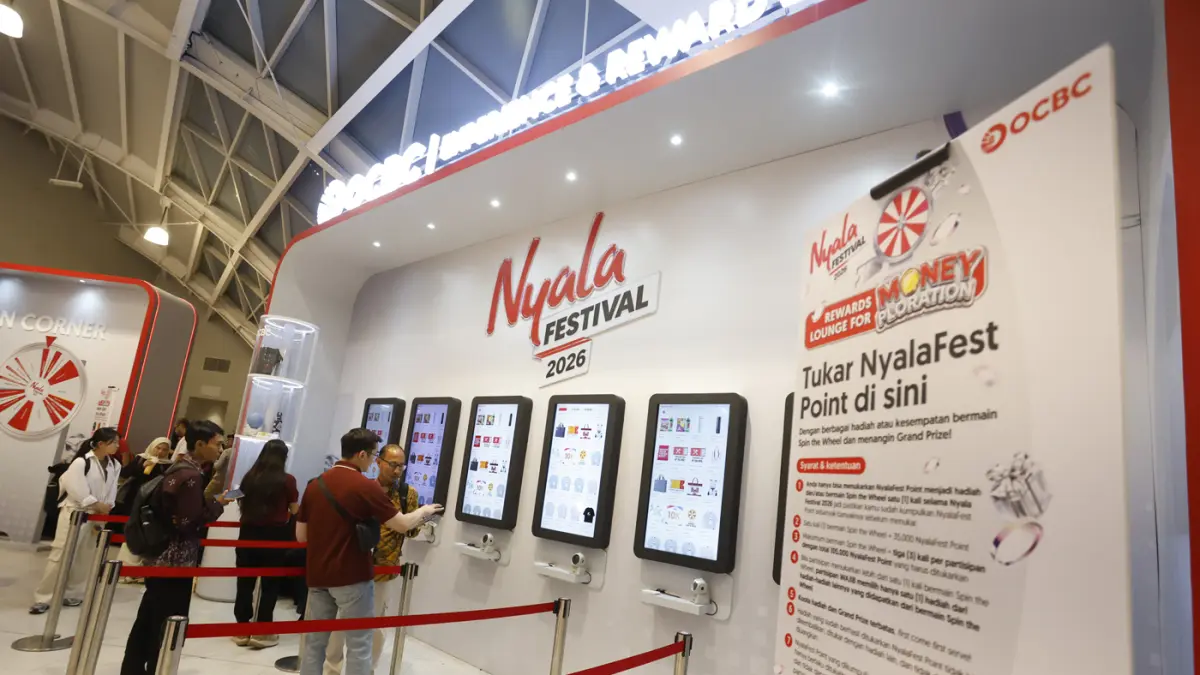 pembukaan Nyala Festival 2026 by OCBC, di Pondok Indah, Jakarta, Jumat (18/9)