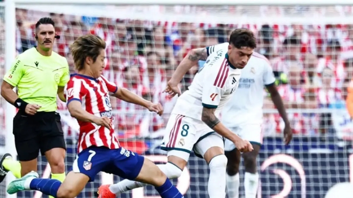 Komite Wasit Akui Gelandang Atletico Madrid Seharusnya Dapat Kartu Merah dalam Derby Madrid - Image