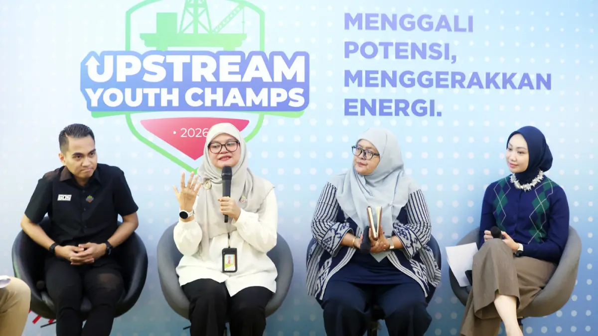 Dari kiri CEO Games of Society - Novel Leonardo, Senior Manager Eksternal Communications & Stakeholder Relations Pertamina Hulu Energi - Fitri Erika, Direktur Pengembangan Karier Kewirausahaan & Hubungan Alumni IPB - Puji Mudiana dan Praktisi Human Resour