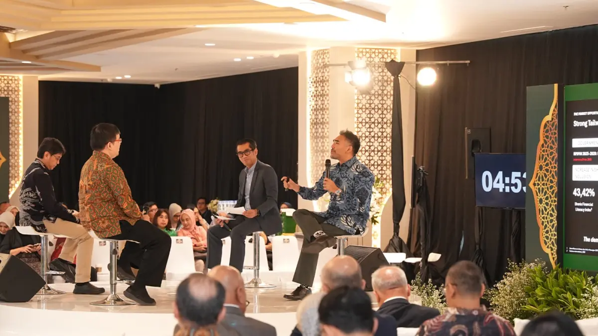 Muhammad Gunawan Yasni – DSN-MUI, Iskandar Ezzahuddin – PT Prudential Sharia Life Assurance, Maya Marissa Malek – Sabiq Advisory, Andryan Gouw – PT Teknologi Gotong