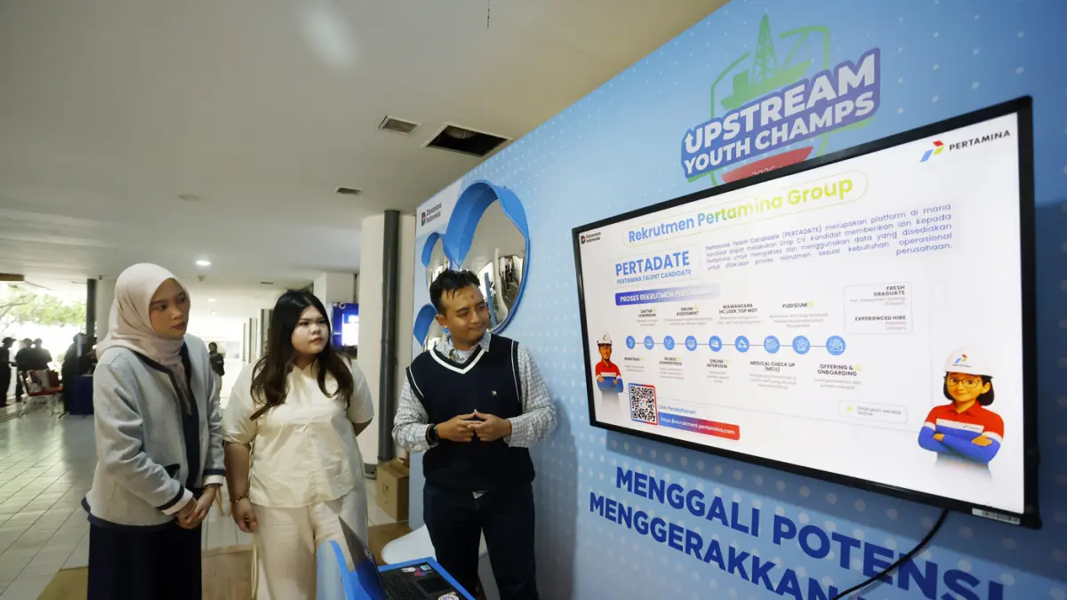 Sejumlah mahasiswa IPB mengunjungi Upstream Youth Champs 2026.