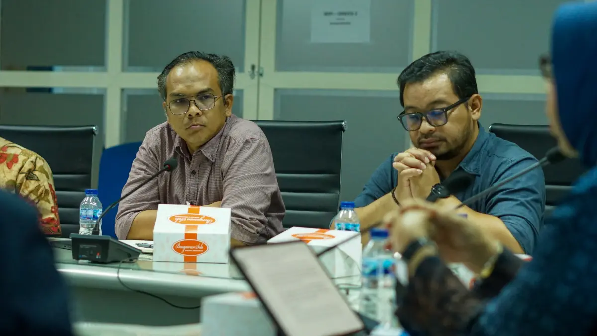Pemimpin Redaksi JawaPos.com Agustinus Edy Pramana dan Wakil Pemimpin Redaksi JawaPos.com Ilham Safutra
