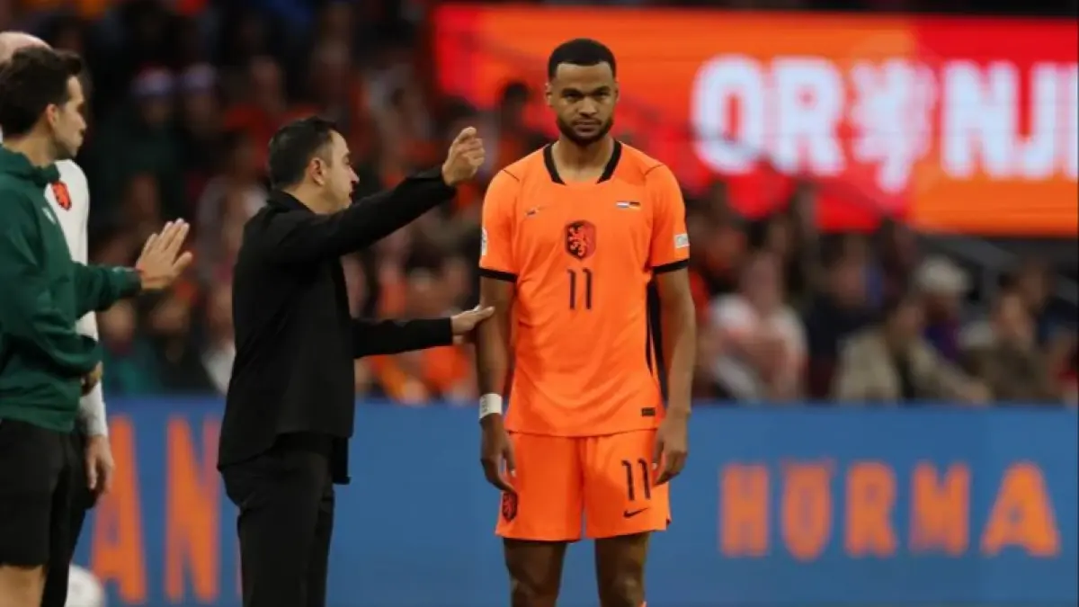Cody Gakpo Komentari Debut Xavi Hernandez Jadi Pelatih Timnas Belanda - Image