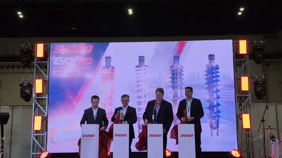 Showa kenalkan shockbreaker Evo/PD untuk 7 motor Honda di Indonesia. (Rian Alfianto/JawaPos.com) - Image